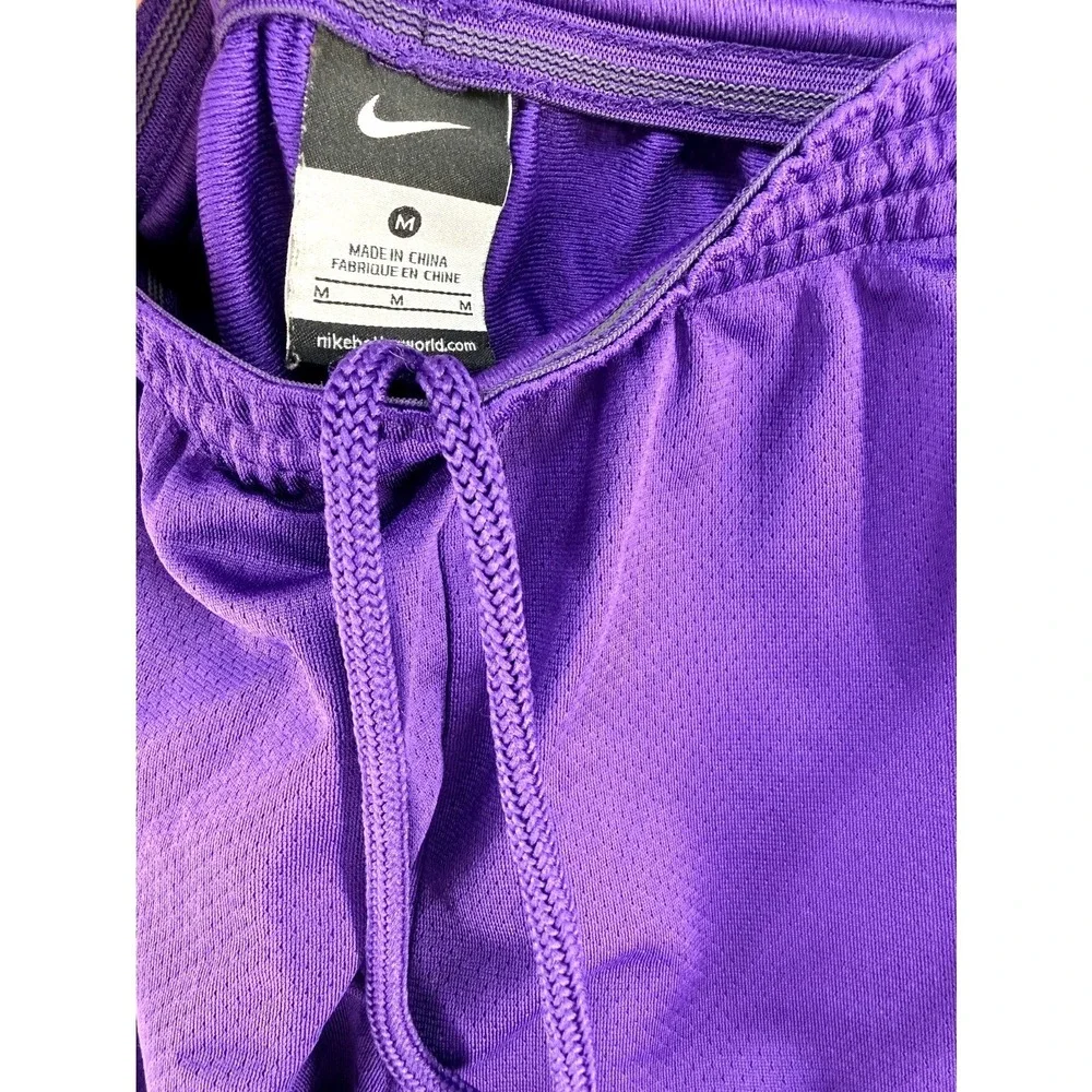 Nike Womens Purple Magenta Mesh Running Shorts M Y2K Sporty Casual Athleisure